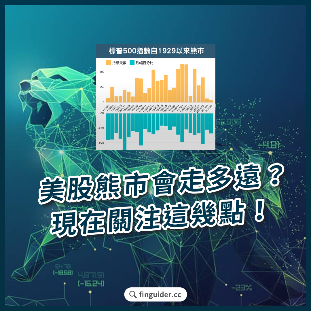 美股熊市是什麼？會持續多久？熊市生存懶人包，投資人現在關注這幾點！ | FinGuider 美股資訊網